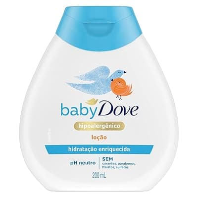 Baby Dove Rich Moisture Nourishing Baby Lotion 200 ml, With Moisturising Cream, Gentle Care for Baby's Soft Skin