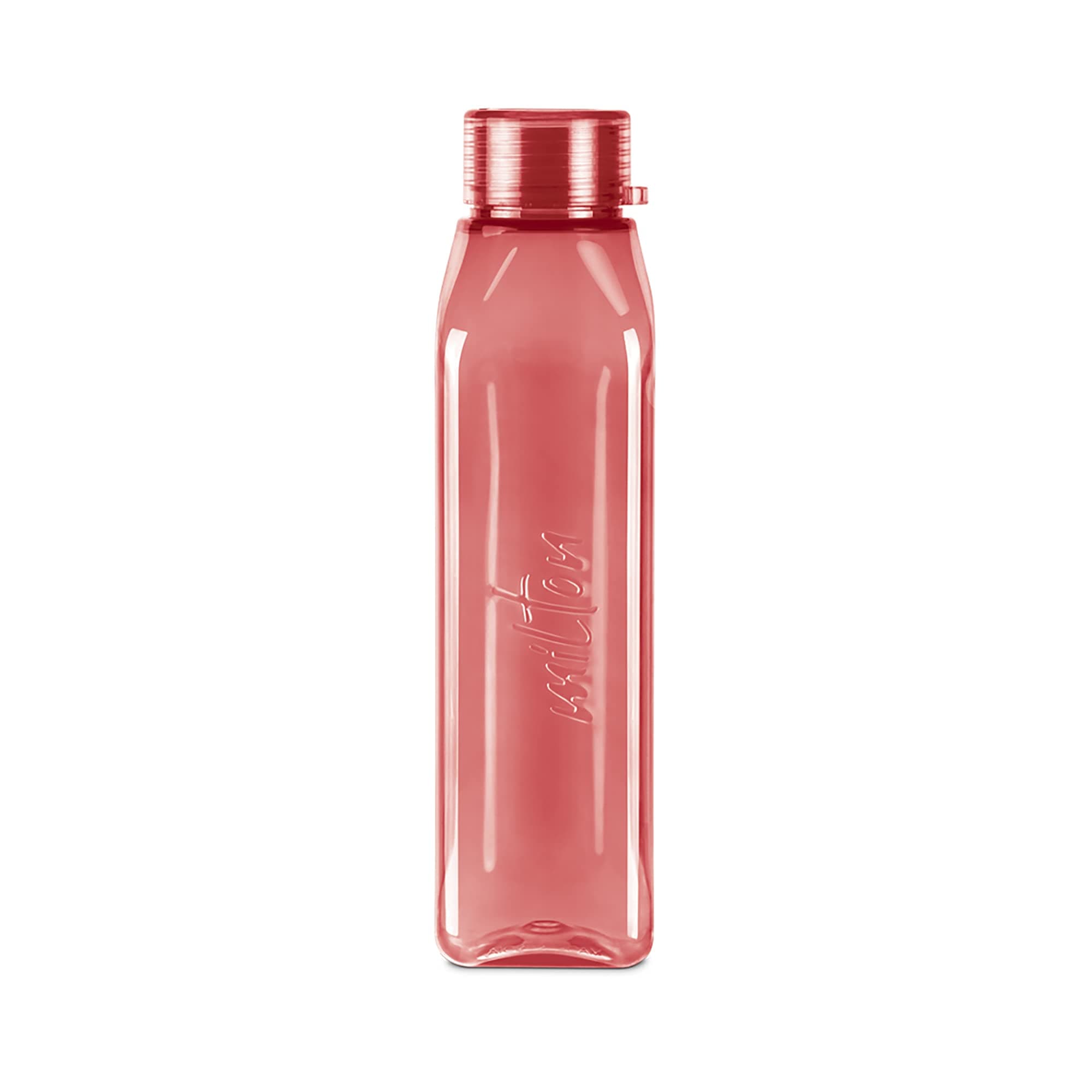 MILTON Prime 1000 Water Bottle, 1 Litre, Reusable Plastic Fridge Bottle, BPA Free and Leak Proof Bottles for Travel, Work, Pack of 1, Burgundy