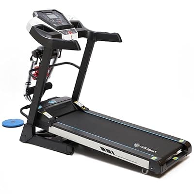 Fitkit by Cult FT200M BLDC 4.5HP Peak Treadmill (Max Weight: 110Kg, Auto Incline, Max Speed 16km/hr & Massager) for Home Gym Fitness with 1 Year Warranty