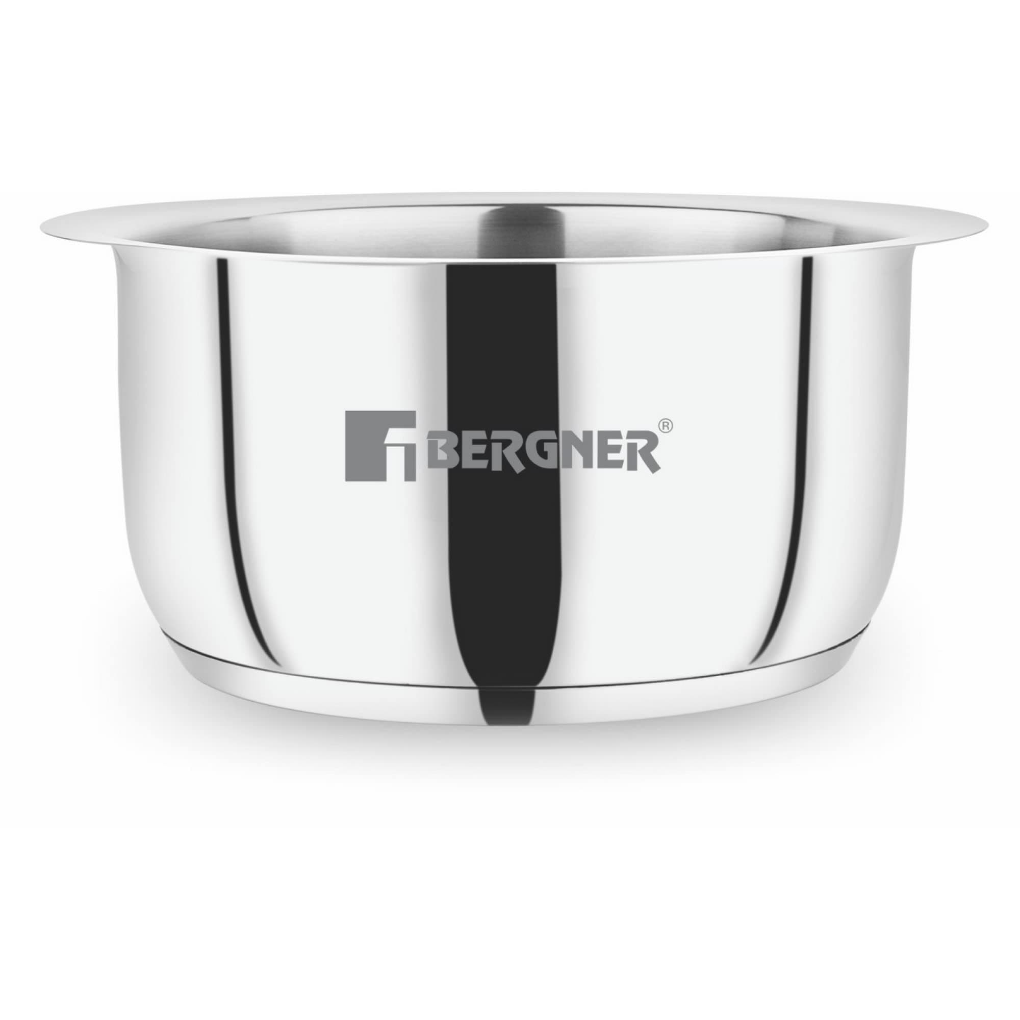 BERGNER Eternity Stainless Steel Tope With Induction Compatible (2.85 Liter, Silver),Non-Stick