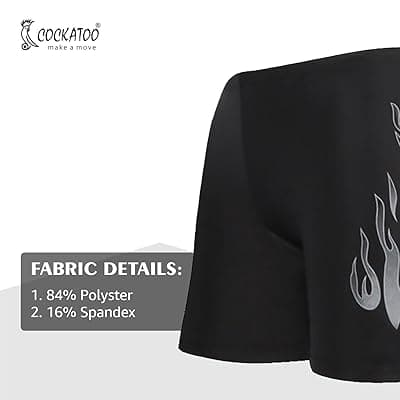 Cockatoo Flame Print Light Weight Dry Fit Active Wear Men,Sport Shorts for Men