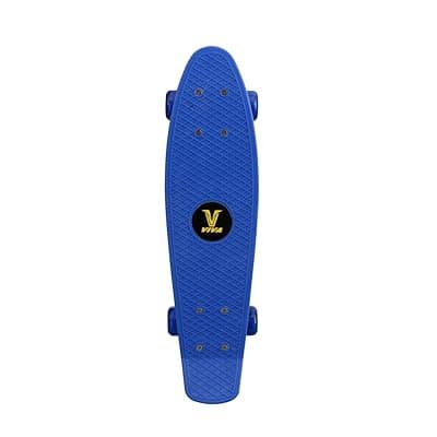 Viva Senior Skate Board | Blue | Skateboard for Beginners Boy | Girls | Kids | Fiber | Sports and Training | Set of 1 | Outdoor Skateboard