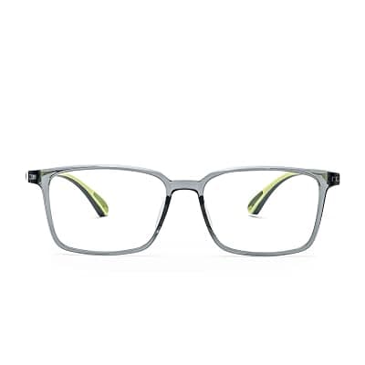 Intellilens Computer Glasses for Eye Protection | Reading Glasses for Men | Blue Light Blocking Glasses Spectacles | Blue Cut Glasses | UV Protection Glasses | For Men &amp; Women | Zero Power | Medium