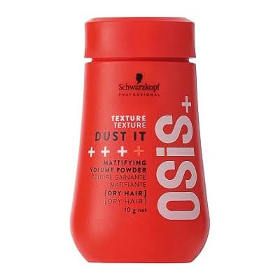 Schwarzkopf Professional OSiS+ Dust It Mattifying Powder | Volumizing & Texturizing Hair Powder for Men & Women | Long-Lasting Hold with Natural Matte Finish (10 GR)