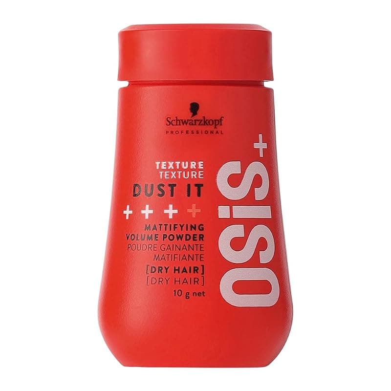 Schwarzkopf Professional OSiS+ Dust It Mattifying Powder | Volumizing & Texturizing Hair Powder for Men & Women | Long-Lasting Hold with Natural Matte Finish (10 GR)