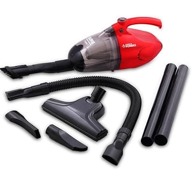 Eureka Forbes Compact 700 Watts Powerful Suction &amp; Blower Vacuum Cleaner with Washable HEPA Filter &amp; 6 Accessories,Compact,1 Year Warranty,Light Weight &amp; Easy to use (Red &amp; Black)