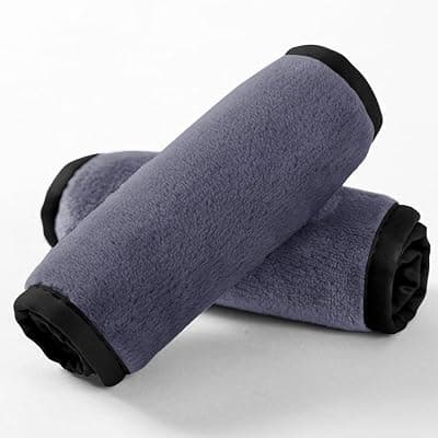 Story@Home Reusable Makeup Remover Cloths for Women | Soft Microfiber Face Towels for Gentle Cleansing &amp; Skincare | Quick Dry, Lightweight &amp; Eco-Friendly (Grey, 18x48 cm, Pack of 2)