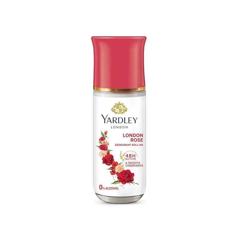 Yardley London London Rose Roll On Deodorant for Women 65ml