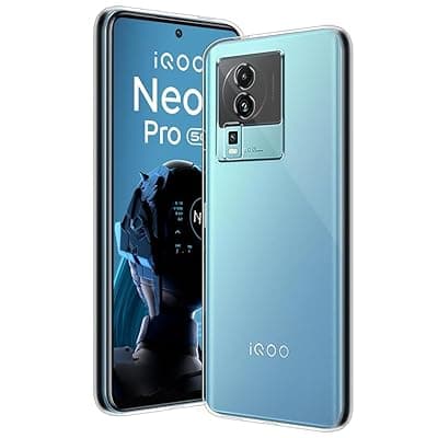 Sars Soft Silicon Protective Flixible TPU Back Case Cover for vivo iQOO Neo 7 Pro 5G - Transparent