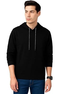 Buy That Trendz Mens Hoody Solid Cotton Lightweight Regular Fit Soft Hoodies Hooded Sweatshirt
