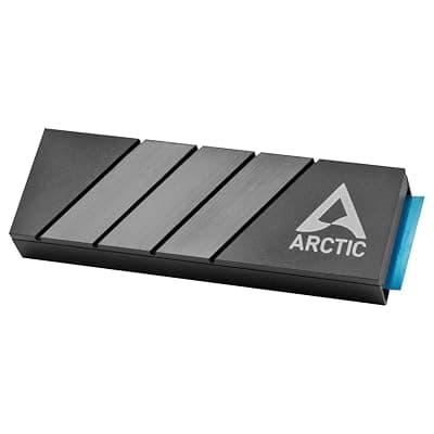 ARCTIC M2 Pro - Heatsink Cooler for M.2 2280 SSD, with ARCTIC TP-3 Thermal Pads, Compatible with PC &amp; Gaming Consoles, for Dual and Single-Sided SSDs - Black