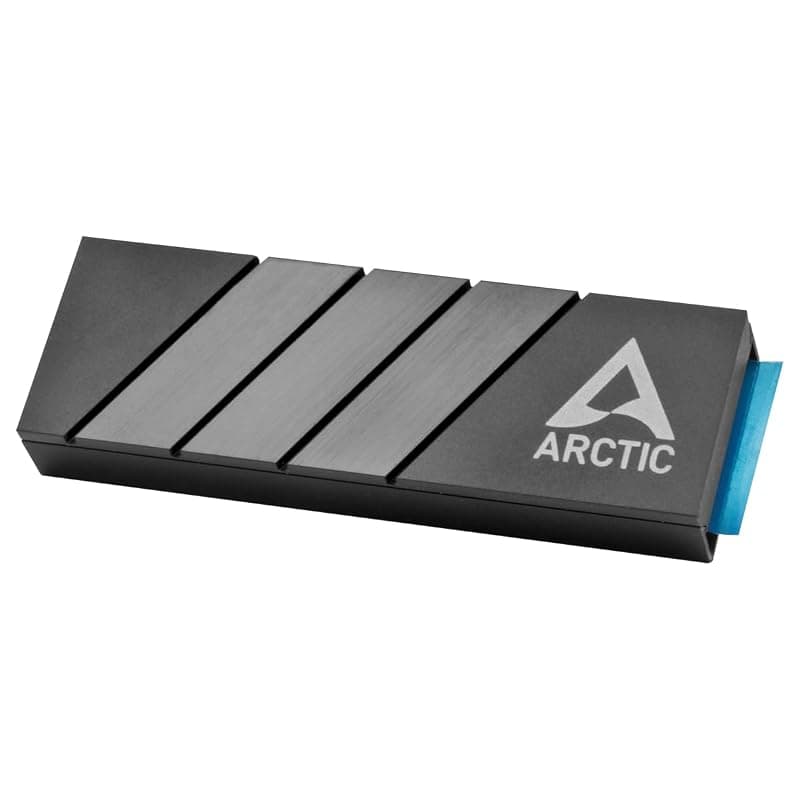 ARCTIC M2 Pro - Heatsink Cooler for M.2 2280 SSD, with ARCTIC TP-3 Thermal Pads, Compatible with PC &amp; Gaming Consoles, for Dual and Single-Sided SSDs - Black