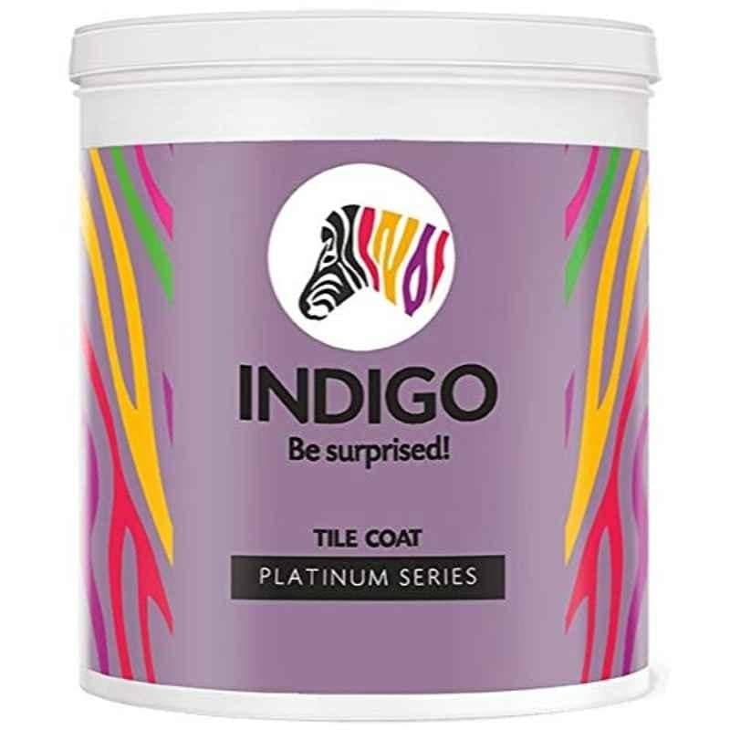 Indigo Tile Coat Platinum Series – Premium Roof Tile Coating | Vibrant Non-Fading Colours | Rich Sheen Finish | Anti-Fungal & Water-Resistant | Exterior Use | 10 L Amber
