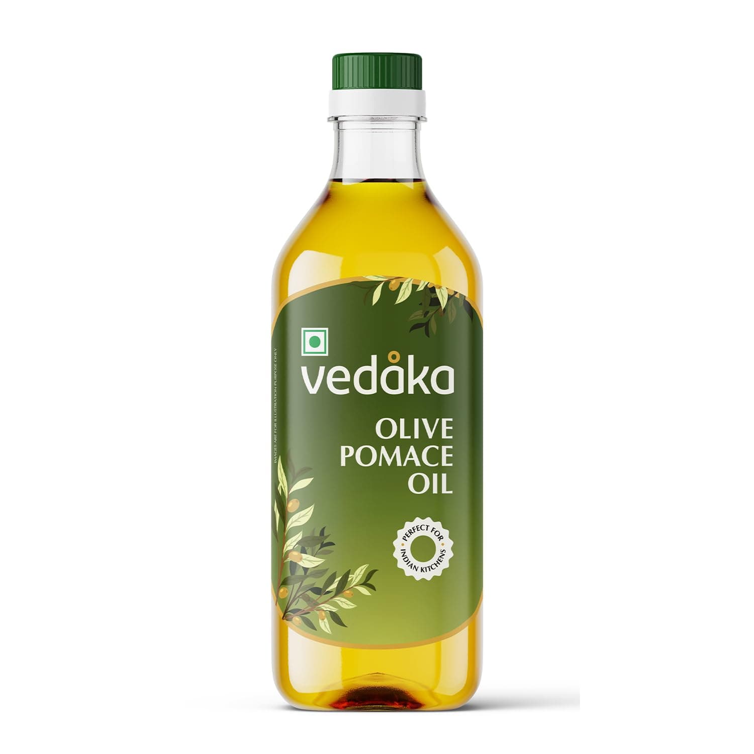 Amazon Brand - Vedaka Olive Pomace Oil | 1L | Ideal for Frying, Roasting & Baking | Cooking Oil for Daily Use
