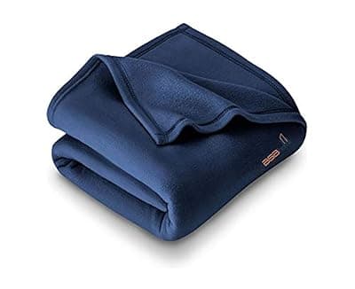 BSB HOME Warm &amp; Hot Elastic Fitted Bedsheet with 2 Pillow Covers for Winter – Ultra Soft Polar Fleece Cozy &amp; Wrinklefree Size - 78x72+10 Inches, Pattren- Solid, Colour- Coffee