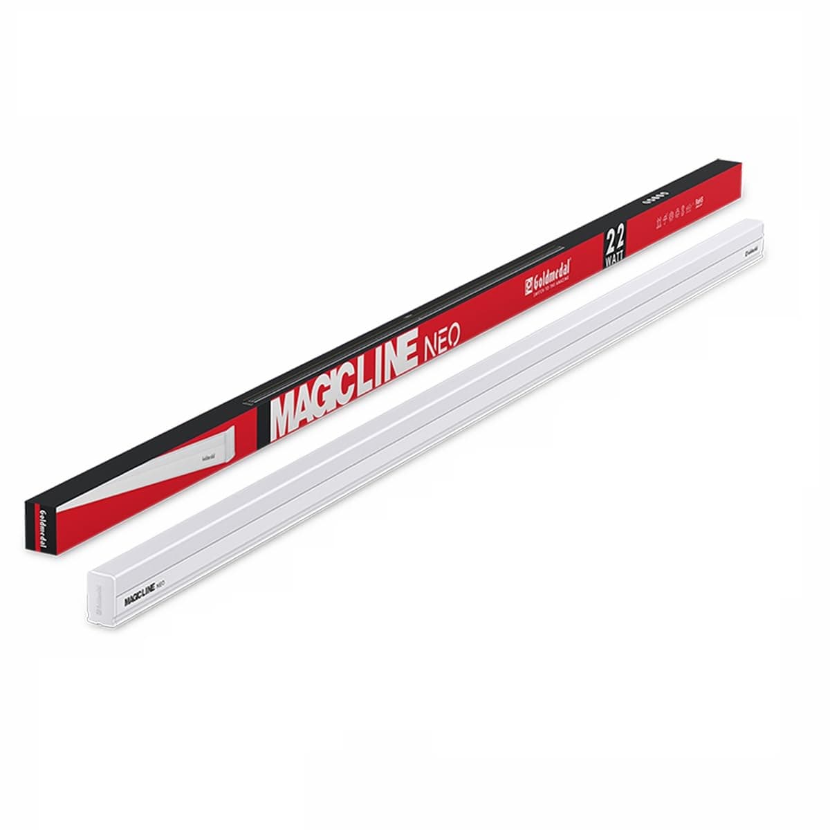 Goldmedal Magic Line Neo 22W LED Batten | With 2000 Lumens | LED Tubelight for Home | Surge Protection up to 4kV | High Voltage Protection up to 300VAC | Cool Daylight (6500K)