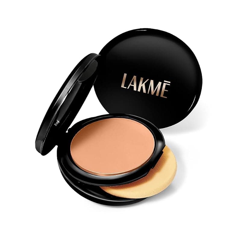 Lakme Absolute White Intense Wet and Dry Compact, Almond Honey, 9g