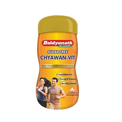 Baidyanath Chyawan Vit (Sugarfree Chyawanprash) | Boosts Immunity | Enhances Strength &amp; Stamina in Adults | Fit for Diabetic - 1kg