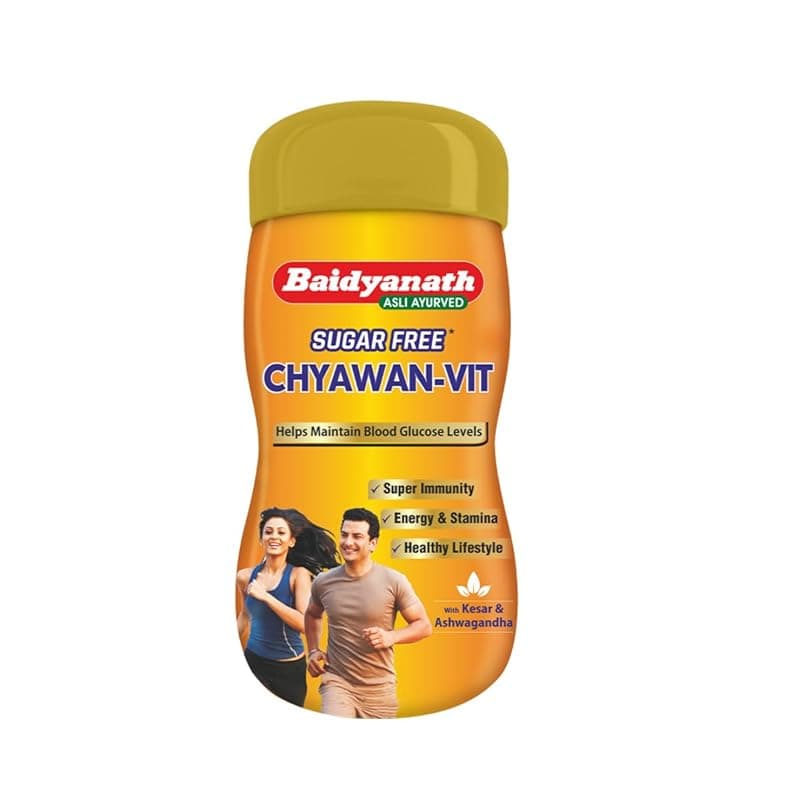 Baidyanath Chyawan Vit (Sugarfree Chyawanprash) | Boosts Immunity | Enhances Strength &amp; Stamina in Adults | Fit for Diabetic - 1kg
