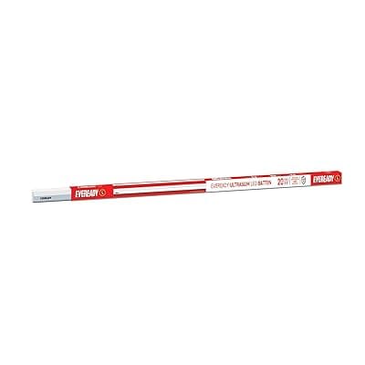 Eveready 20W Ultraslim LED Batten, Cool Day Light (6500K), Stylish, Energy-Efficient &amp; Durable Lighting Solution