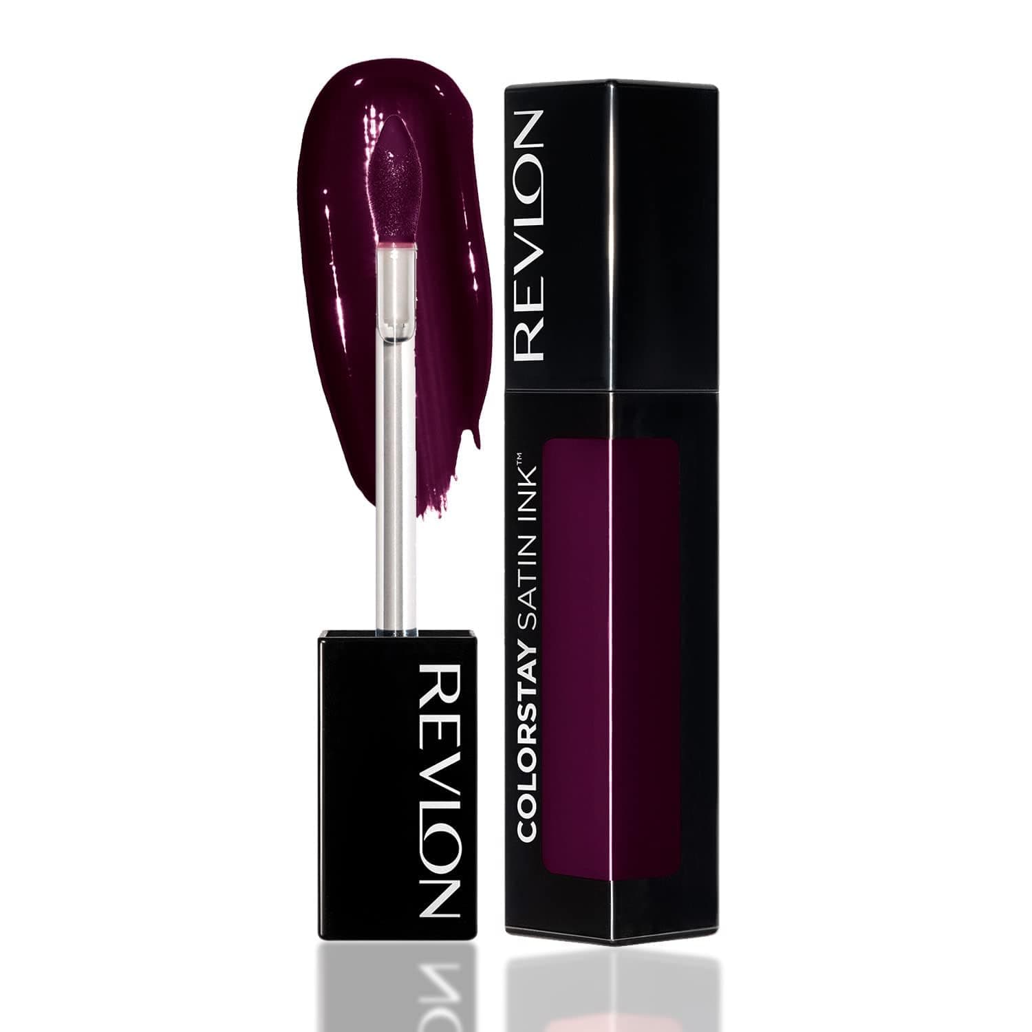 REVLON Colorstay Satin INK, Comfortable, Longwear Rich 16-Hour Liquid lip Color, Formulated with Black Currant Seed Oil & Vitamin E, Royal Amethyst - (036)