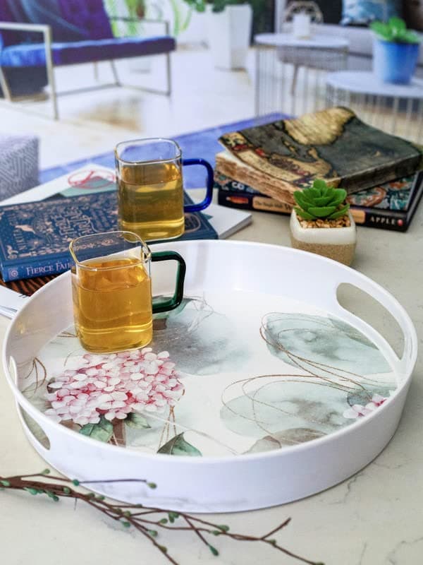 Melamine Round Serving Tray