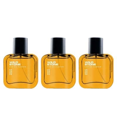 Wild Stone Night Rider Long Lasting Perfume for Men, Combo Pack of 3 (30ml each)
