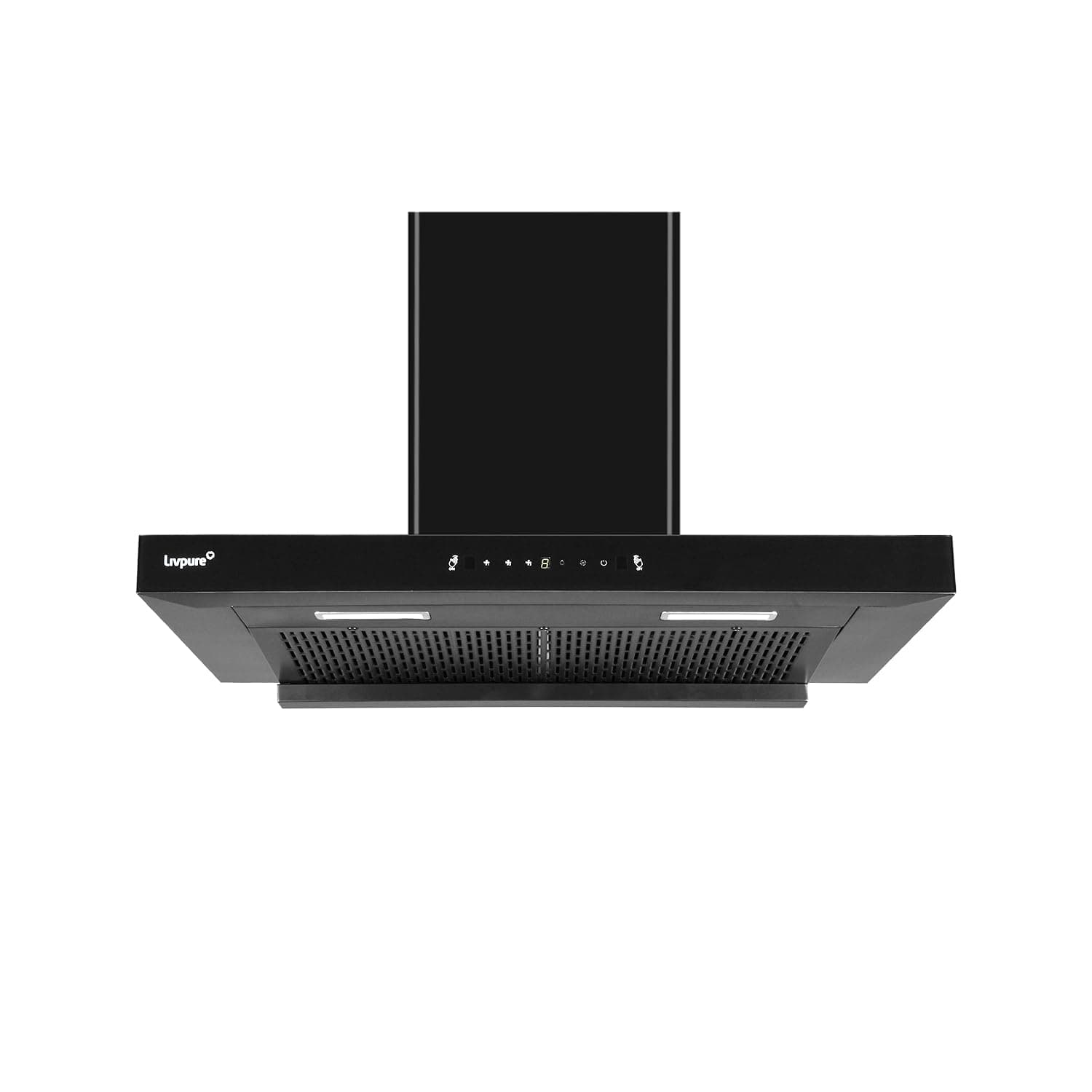 Livpure Fenix 75 cm | T-Shape Chimney | 1400 m³/hr Suction | Filterless | Touch & Gesture Control | Low Noise | 10 Years Motor + 2 Years Comprehensive Warranty | Black