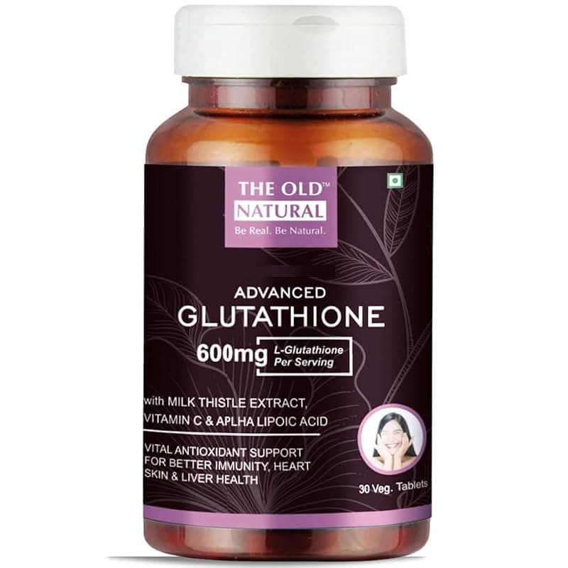 Glutathione tablets 600mg 30 Tablets With Vitamin C &amp; E, Biotin, Grape Seed Extract &amp; Alpha Lipoic Acid, Antioxidant Support (30 Veg Tablets)