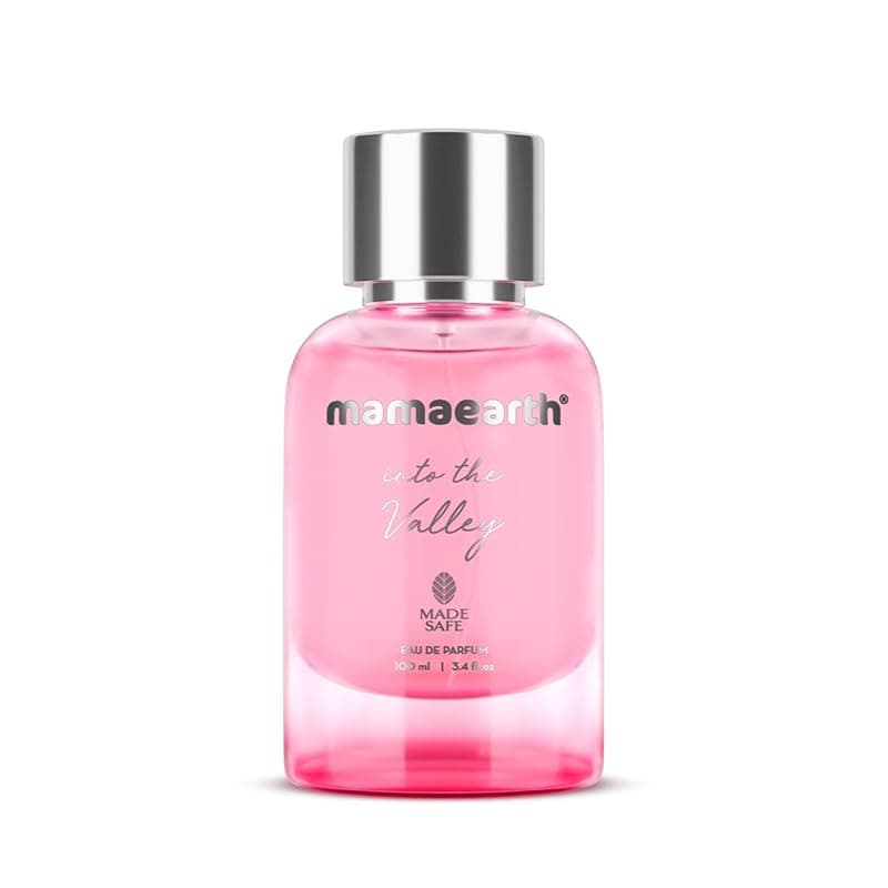 Mamaearth Into The Valley Liquid Eau De Parfum For Women-100Ml|Made Safe Approved|Premium&Long-Lasting Fragrance|Blend Of Exotic Ingredients|Perfume With Pear,Jasmine&Vanilla Notes|Fresh Scent