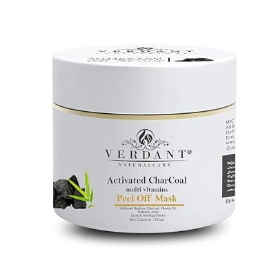 Activated Charcoal Peel Off Mask With Bamboo Charcoal, Turmeric, Vitamin B3 & Licrorice |No Paraben, Silicones -100g