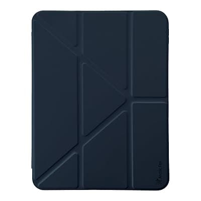 Arctic Fox Smart Folio Case for iPad Air 11 inch M3/M2 2025/2024, iPad Air 5th/4th Gen Case 10.9 Inch, Trifold Multi Angle Stand, Pencil Holder, Auto Wake/Sleep, Durable Protection, PU+PC+TPU, Blue
