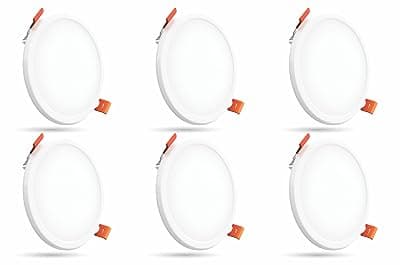 Crompton Star Lord 3IN1 | Recessed Downlighter | 5W | Round | 3IN1 Mood Lighting | Multi-colour | Pack of 6 | False Ceiling mounted | BIS Safe Wire