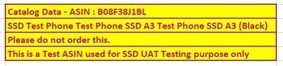 Test Phone SSD A3 Test Phone SSD A3 (Black)
