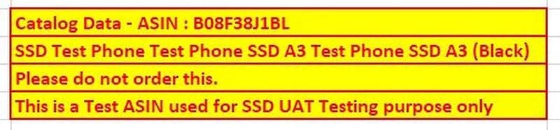 Test Phone SSD A3 Test Phone SSD A3 (Black)
