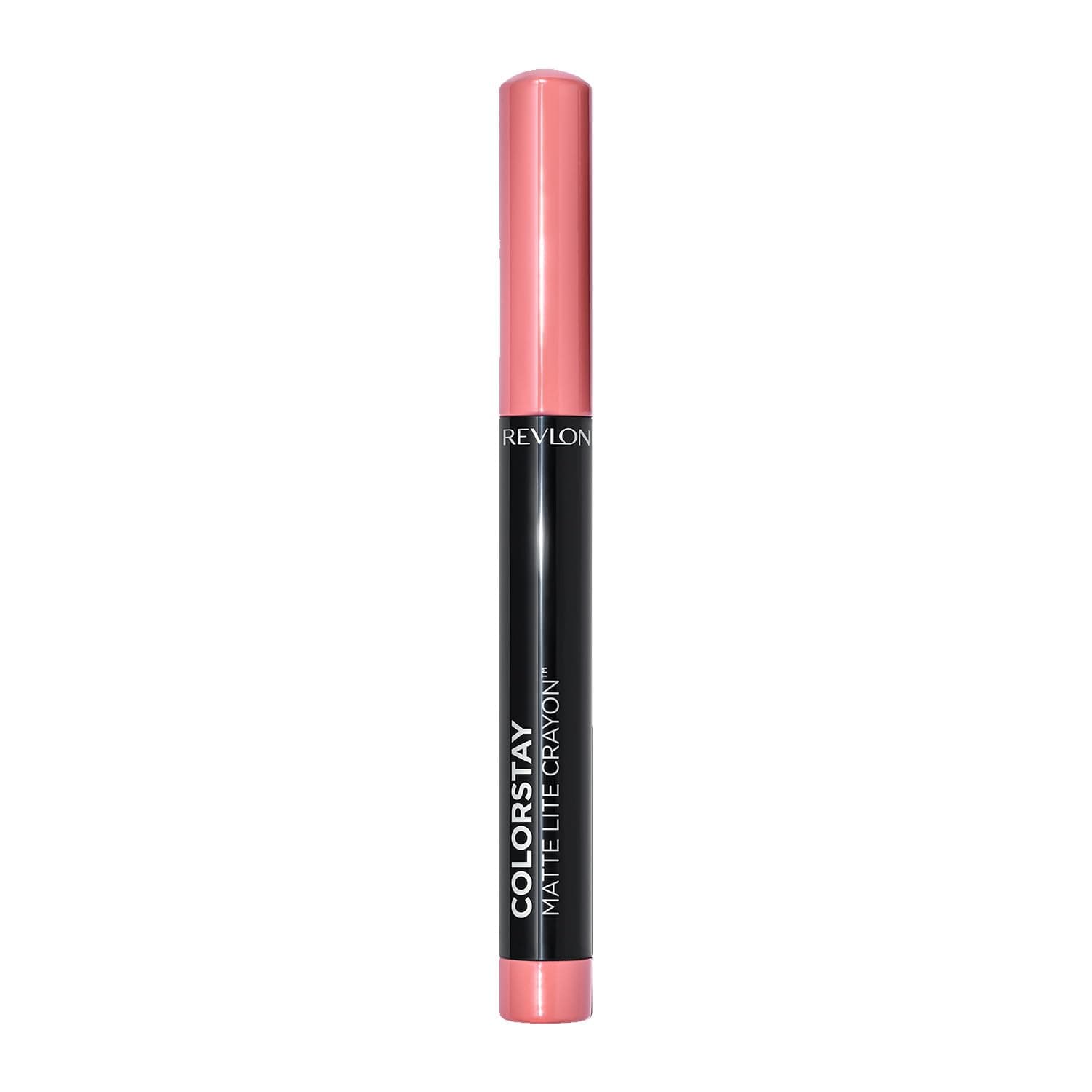 REVLON Colorstay Matte Lite Crayon Lipstick, Ultra-Precise Tip with built in Sharpner, Bold Color in Comfortable, Non-Drying Matte Formula, Water-Resistant Non-Drying Lipcolor Tread Lightly - (001)