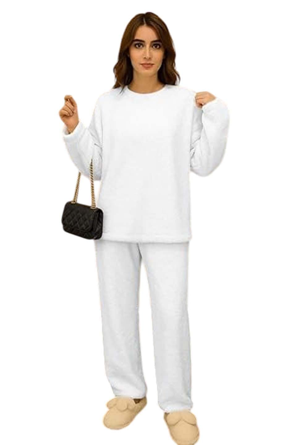 KOTTY Women’s Winter Coral Tracksuit – Cozy Two-Piece Coord Set for Stylish Comfort, Warmth, and Relaxed Winter Lounging