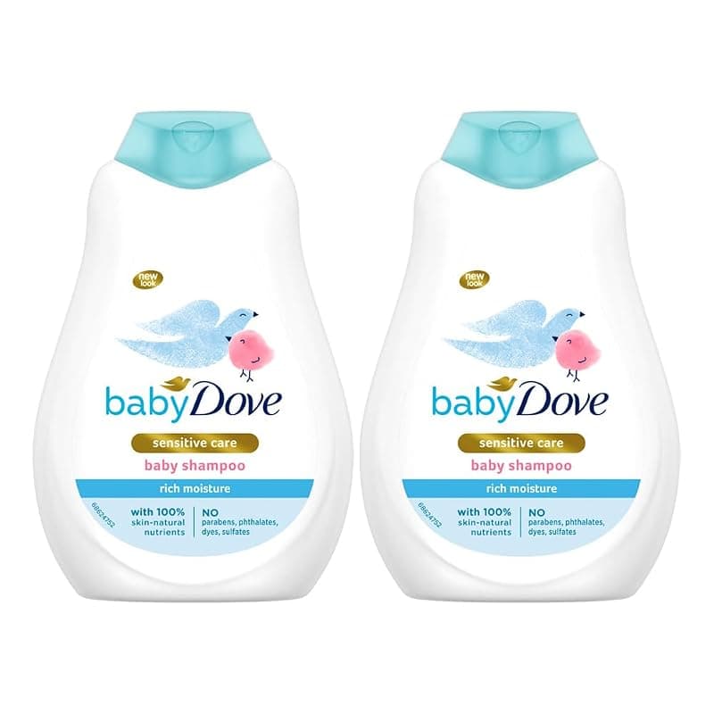 Baby Dove Shampoo, 400 ml (Pack of 2)