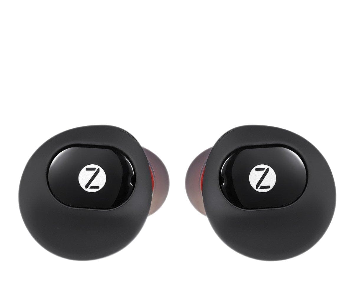 Zoook Rocker TwinPods Premium Bluetooth Earbuds with Charging Case (Black)