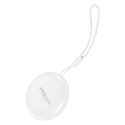 Promate Ultra-Compact Smart Precision Tracking Wireless Tag for Apple Find My App, Apple Certified,Loud Alarm Sound, IPX6 Water Resistant, Lost Mode.ProTag 1