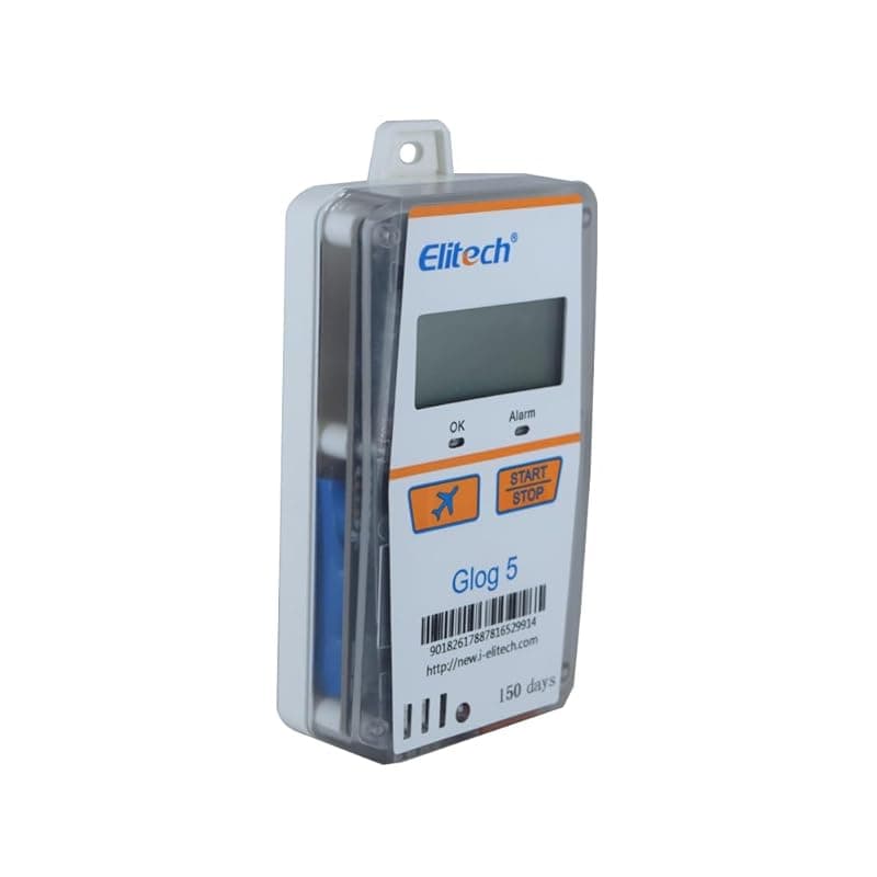 Ship With in 1-Day Advanced IoT Based Single Use Data Logger/Thermal Mapping, With Internal Temp, External temp, Location Sensing via GPS/LBS | Model: Elitech Glog5 TLE (Subscription Validity 90 days)