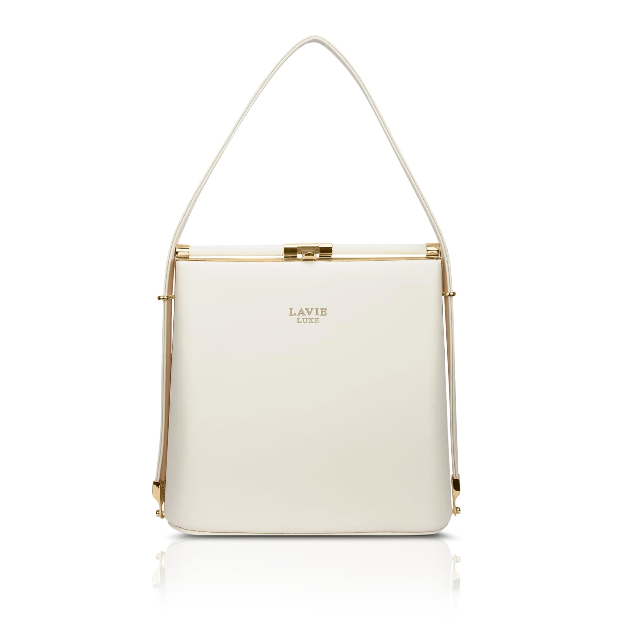 Lavie Luxe Women's Glare25 Frame Satchel Handbag | Satchel Bag For Work | Ladies Purse | Stylish Shoulder Bag | Gift For Women