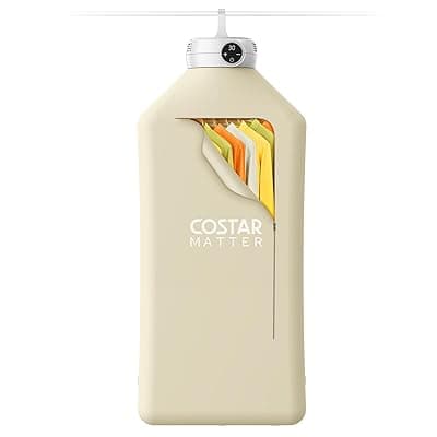 CostarMatter Hangable &amp; Foldable Warmer for Clothes/Underwear/Baby Clothes, Mini Portable Heater with PTC Heating &amp; Intelligent Timer, Fast Heating for Apartments RV Travel, Upgraded