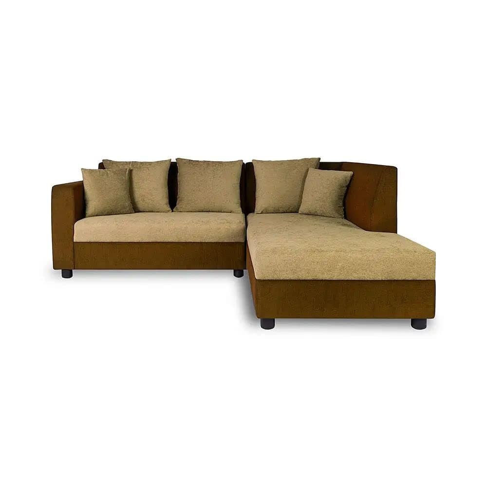 Wakefit Sofa Set | 1 Year Warranty | 2 Seater Sofa for Living Room, Wooden Sofa Set, Couch for Living Room - Skiver(JIO : Toffee Brown & Amphora Brown)