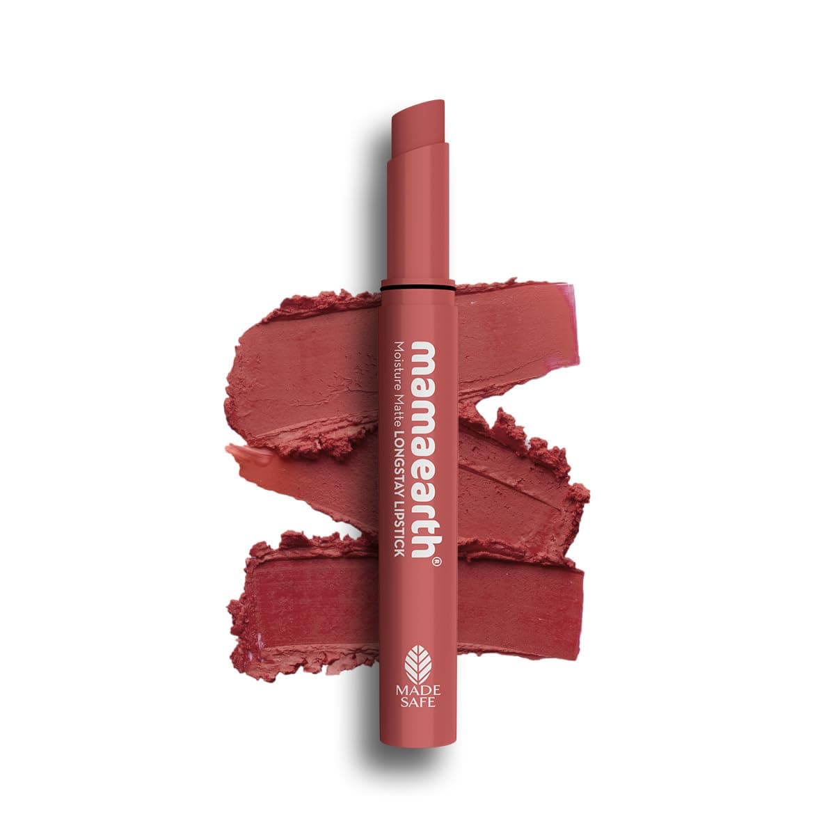 Mamaearth Moisture Matte Longstay Lipstick with Avocado Oil & Vitamin E for 12 Hour Long Stay-01 Carnation Nude - 2 g | with Avocado Oil