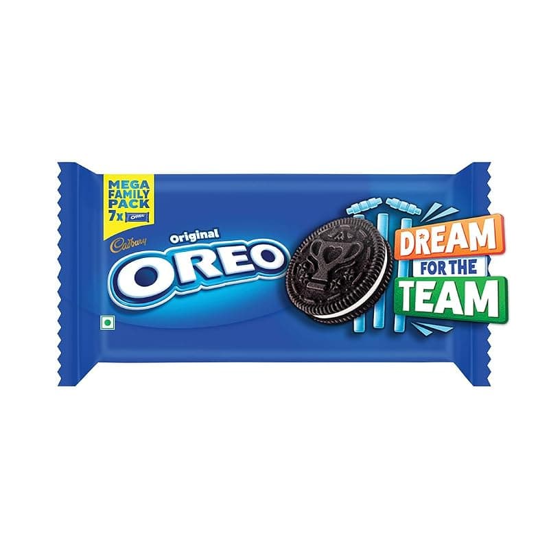 Cadbury Oreo Vanilla Flavour Creme Sandwich Biscuit Mega Family Pack, 876.75 g