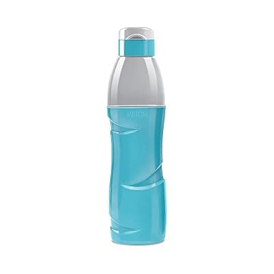 MILTON Plastic Kool Crony 900 Insulated Water Bottle, 1 Piece, 700 Ml, Cyan