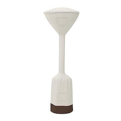 AmazonBasics Standup Patio Heater Cover | Height: 95 inch, Dome Diameter: 34 inch, Round Base Diameter: 18.5 inch | Polyester | White