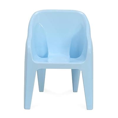 Nilkamal Plastic Eeezygo Baby Chair Modern &amp; Comfortable with Arm &amp; Backrest for Study Chair|Dining Room|Bedroom|Kids Room|Living Room|Indoor-Outdoor|100% Polypropylene Stackable Chairs (Blue)