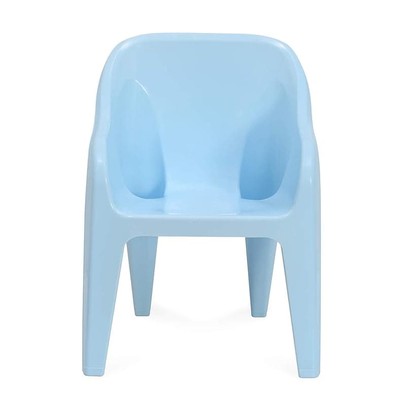 Nilkamal Plastic Eeezygo Baby Chair Modern &amp; Comfortable with Arm &amp; Backrest for Study Chair|Dining Room|Bedroom|Kids Room|Living Room|Indoor-Outdoor|100% Polypropylene Stackable Chairs (Blue)